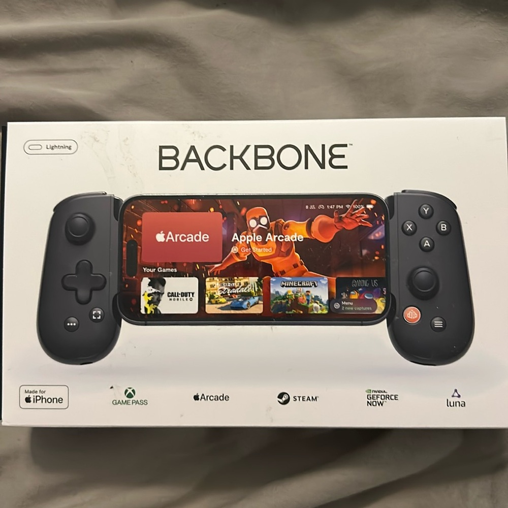 Backbone game controller for iPhone